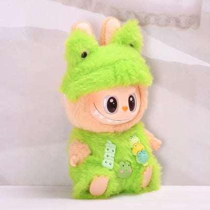 New Hot 2.0 Labubu Doll Outfit — Have A Seat Series Macaron The Monsters Vinyl Doll Clothes & Cap Accessories