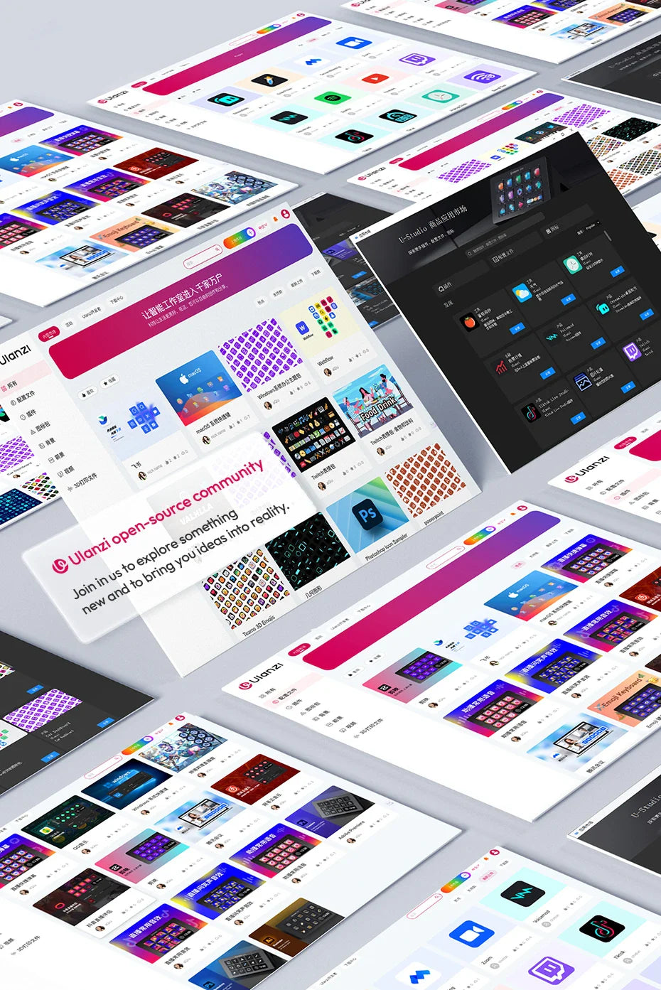 Ulanzi D200 Live Streaming Controller – 13 LCD Keys for Vlog, Content Creation, Photo & Video Editing, Gaming, Office Work