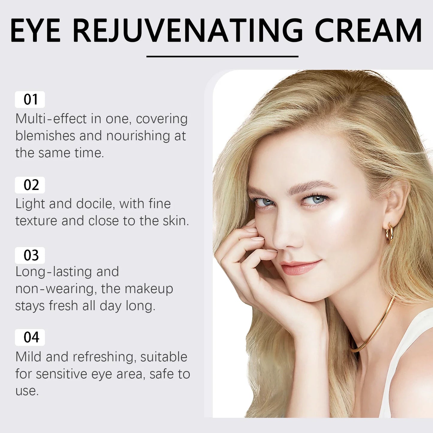 Invisible Dark Circles Concealer – Acne & Lacrimal Groove Cover, Brightening Facial Makeup Base Cosmetics