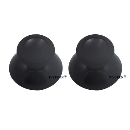 IVYUEEN 100PCS Black Analog Stick Caps – Thumb Grip Covers for PS5, PS4, PS3 & Xbox Controllers