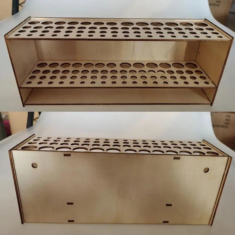 Durable Painting Brush Pen Storage Holder Stand Organizer Rack - Drawing Supplies Organizer - Easy DIY Assemble