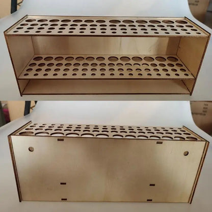 Durable Painting Brush Pen Storage Holder Stand Organizer Rack - Drawing Supplies Organizer - Easy DIY Assemble