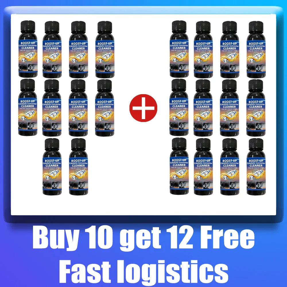 3PCS Car Engine Cleaner Additive Set – Fuel System, Catalyst & Accelerator Cleaner for Deep Engine Cleaning & Performance Improvement, New Generation Formula