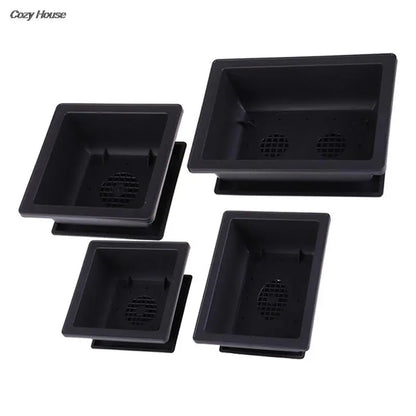 1PC Square Imitation Plastic Flower Pot - Balcony Bonsai Bowl, Nursery Basin Planter, Rectangle Design for Home Gardening