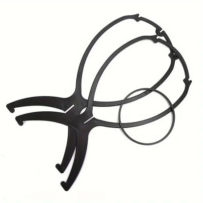 10Pcs Wig Stand Set - Portable Plastic Wig Cap Holder for Home, Salon & Travel Use