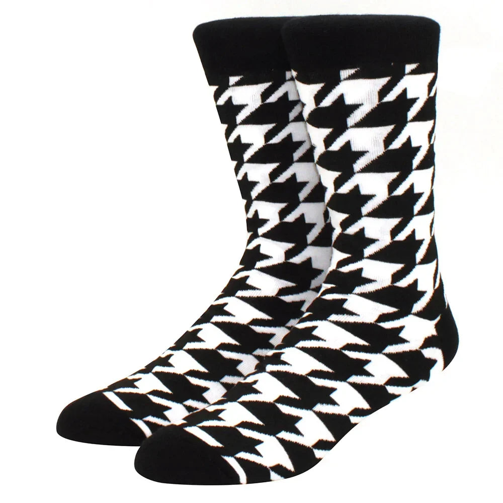 Men’s & Women’s Funny Beer Rainbow Socks – Skateboard Striped Pig Hip Hop Colorful Mid-Rise Casual Crew Cotton Socks, Unisex Fashion Novelty Socks