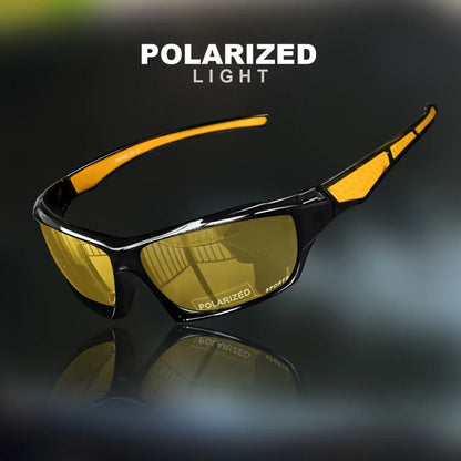 Fashion Polarized Sports Sunglasses — Round Metal Frame UV400 Eyewear for Men & Women, UV Protection