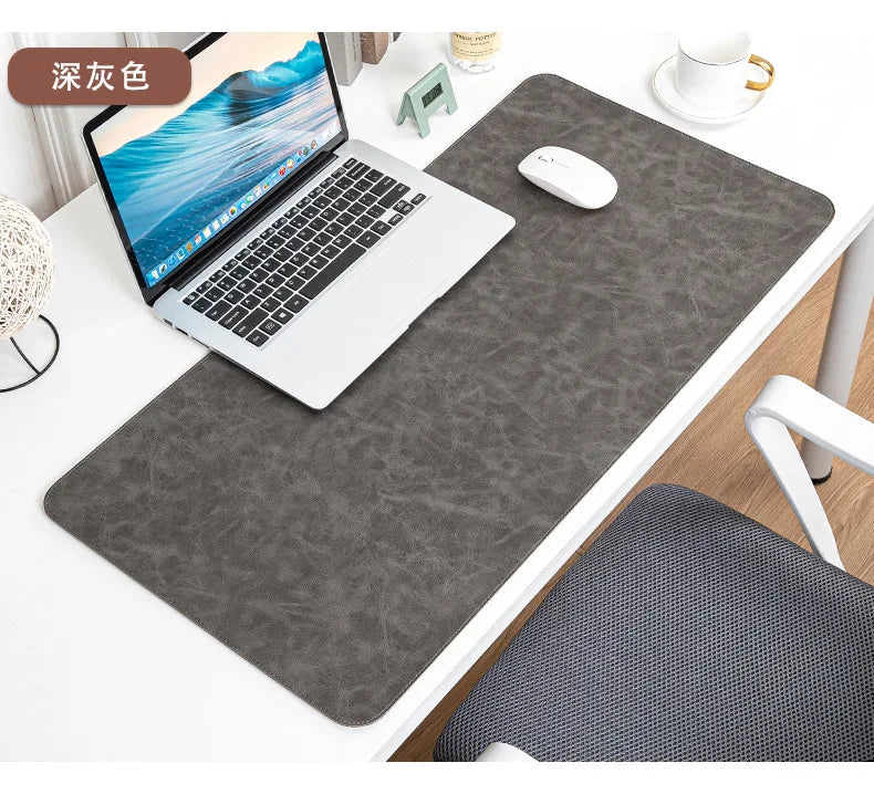 Waterproof PU Desk Pad – Large Non-Slip Mouse Pad & Keyboard Mat for Computer Laptop, Easy to Clean Protective Cover