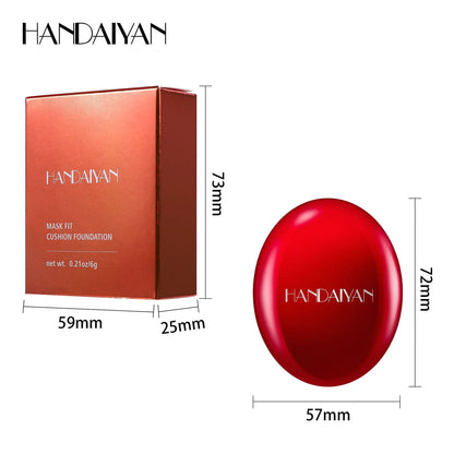 BB Cream Air Cushion Foundation - Full Coverage, Waterproof & Long-Lasting Brightening Makeup for Women - Korean Cosmetics