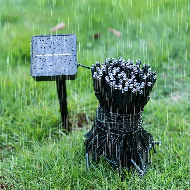 30 LED Solar String Lights: Waterproof Fairy Garden Lamps for Christmas & Holiday Party Home Decor