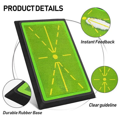 PGM Golf Strike Mat – Beginner Training Pad with Bead Display & Swing Trace Detection, PM130-B