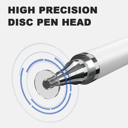 2 in 1 Tablet Stylus Pen - Drawing and Screen Touch Pencil for iPhone, iPad, Samsung, and Android Devices