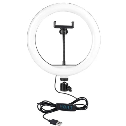 10-inch 26cm LED Selfie Ring Light – Photography Fill Lighting for Video Recording, Live Broadcast & Selfie Lamp