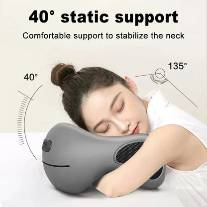 Multifunction U-Shaped Neck Pillow – Soft Slow Rebound Travel Pillow for Sleeping, Cervical Support & Massage