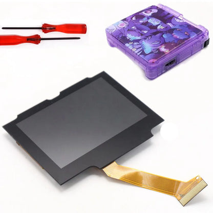 Laminated V5 IPS GBA SP Backlight LCD Replacement Mod Kit – Backlit Screen for Game Boy Advance SP, No Shell Cutting Needed