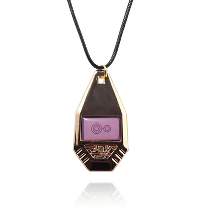 Digimon Adventure Evolver Necklace - Anime Metal Pendant Cosplay Jewelry Accessory Gift for Fans