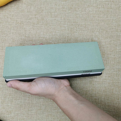 Professional Double-Sided Whetstone Knife Sharpener – Kitchen Sharpening Stone 240/600/1000/3000 Grit