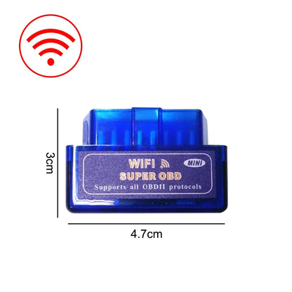 ELM327 OBD2 Scanner - WiFi & Bluetooth Car Diagnostic Code Reader for Android iOS