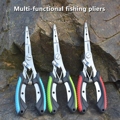 High-Strength Fish Pliers: Ergonomic, Anti-Slip, Multifunctional Tool for Cutting Fishing Line, Tying Hooks - Angling Equipment Essential