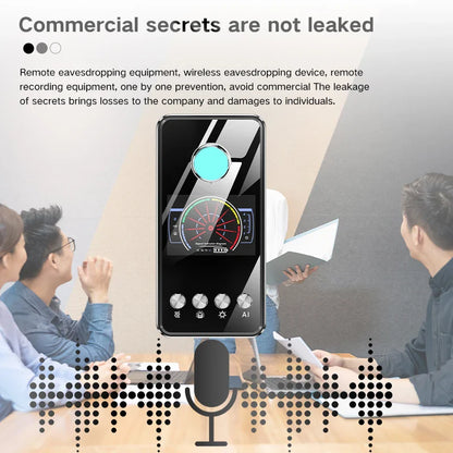 Military Grade Hidden Camera & Bug Detector – Wireless Signal, GPS & Infrared Spy Scanner Anti-Spy Security Device