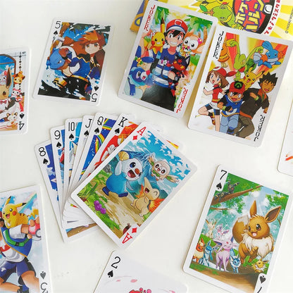 Pokémon Playing Cards - Cute Anime Character Deck for Games, Collecting & Gifts