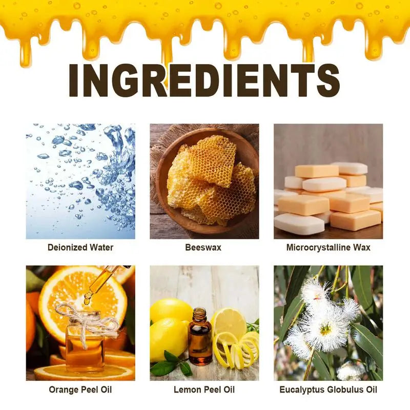 120ml Beeswax Furniture Polish Spray – All-Purpose Wood Cleaner & Protector for Cabinets