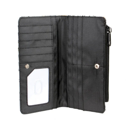 Cute Cartoon Print Long Wallet for Women – PU Leather Coin Purse, Stylish Card Holder & Organizer