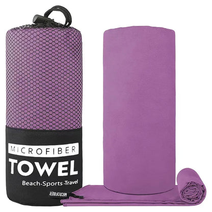 Quick Dry Microfiber Travel Towel – Ultra Absorbent, Super Soft & Compact Sports/Camping Towel for Outdoor Use (1pc)