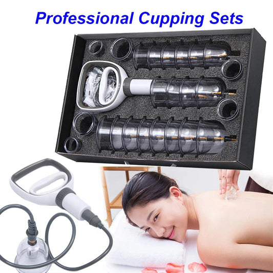 12/20/24 Cans Vacuum Acupuncture Cupping Set – Anti-Cellulite & Physiotherapy Suction Cup Massage Therapy