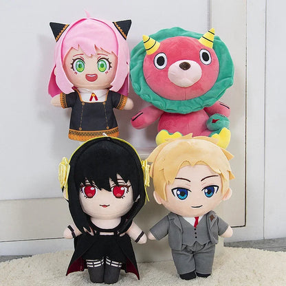 20cm Anya Forger Plush Doll — Spy X Family Anime Soft Stuffed Toy | Cute Peluche Cosplay Prop & Home Decor Gift for Kids and Fans