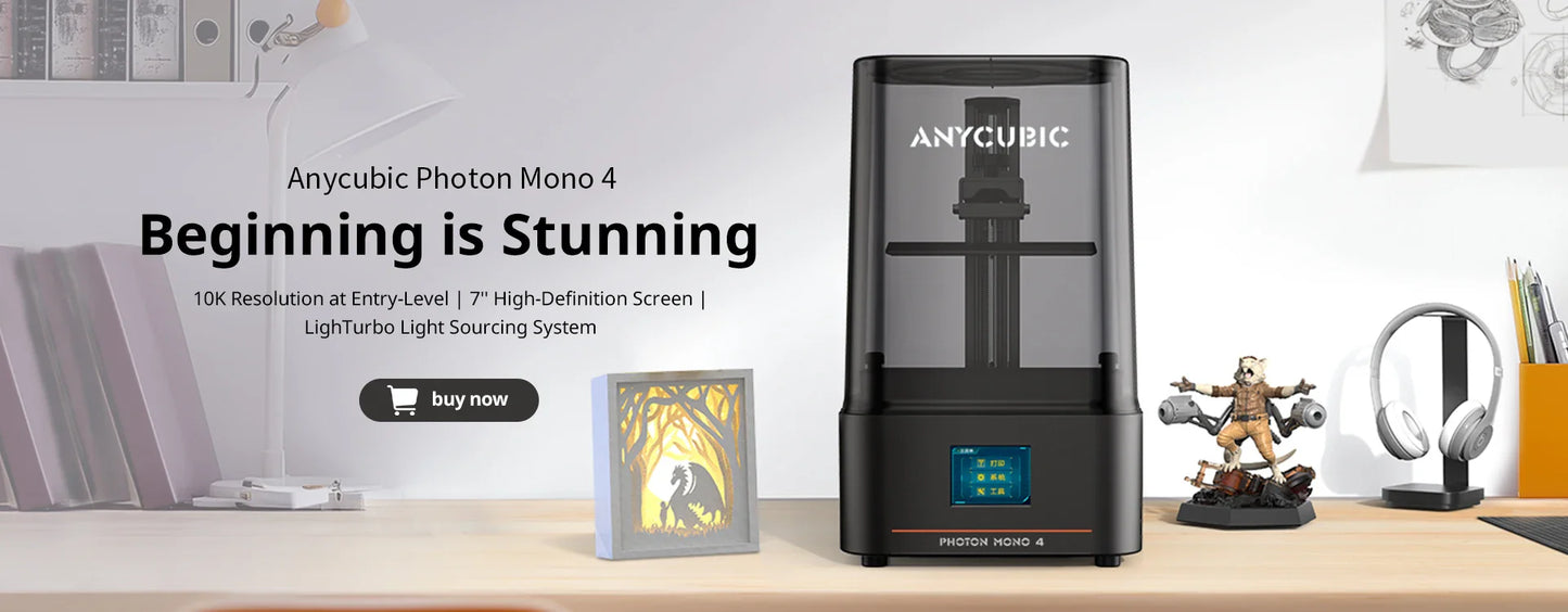 ANYCUBIC Photon Mono M7 Max 3D Printer — Ultra-Large 14.7L LCD Resin Printer with 298x168x300mm Build Volume