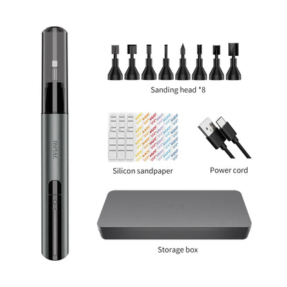 DSPIAE ES-A PRO Reciprocating Electric Sander – "Illusive Shadow" Hobby Grinding Pen for Gundam Model Assembly