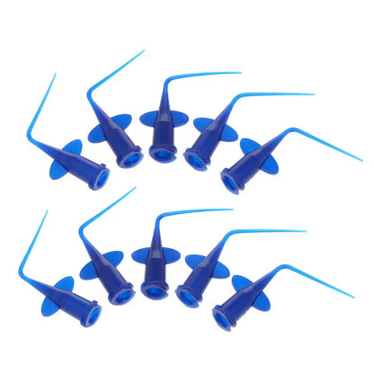 10PCS Disposable Rinse Tips – Flexible Dental Syringe Tips for Teeth Whitening & Endodontic Use