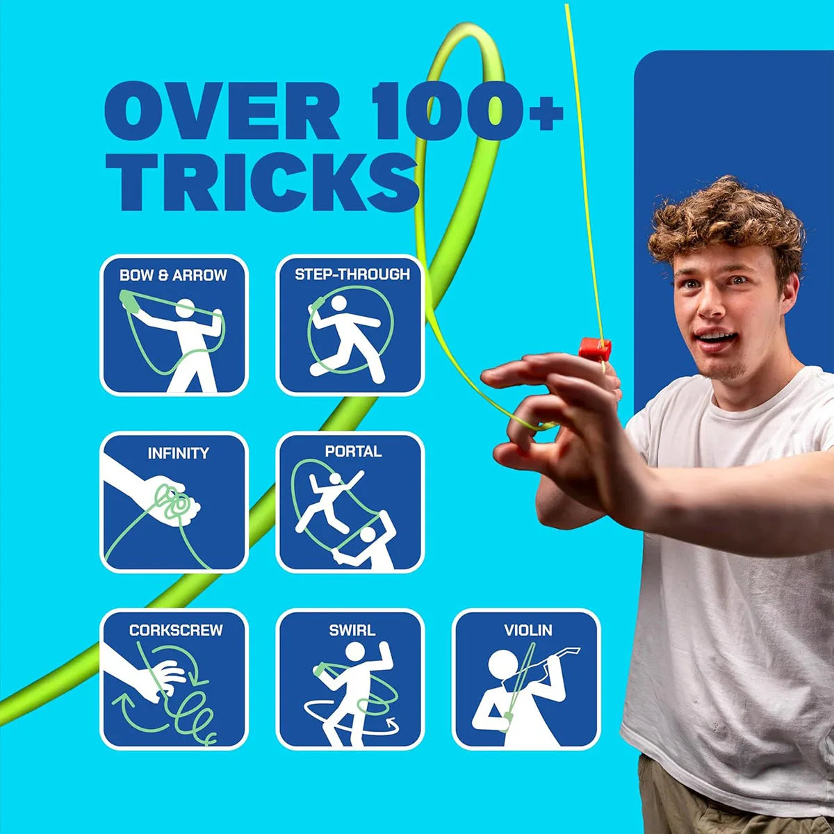 Glowing Rope Launcher Toy – Flying LED Loop Trick Outdoor Fun Game for Parties, Festivals & Kids Entertainment
