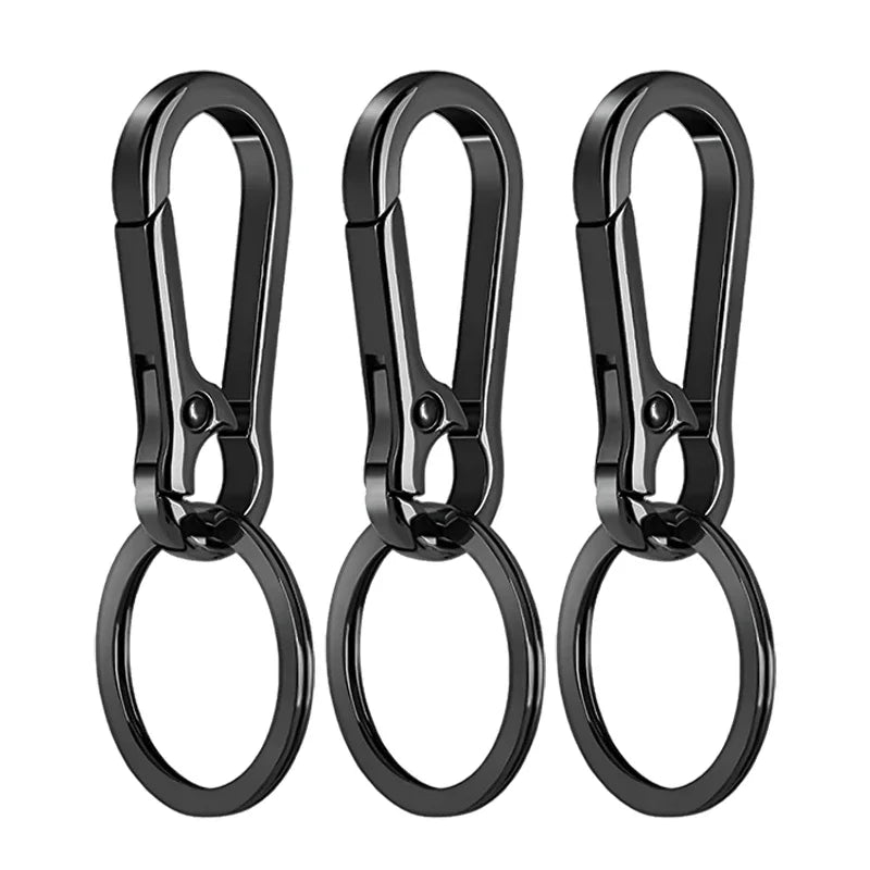 1/5PCS Metal Gourd Buckle Keychain – Strong Carabiner Climbing Hook for Car Keys & Vintage Accessories