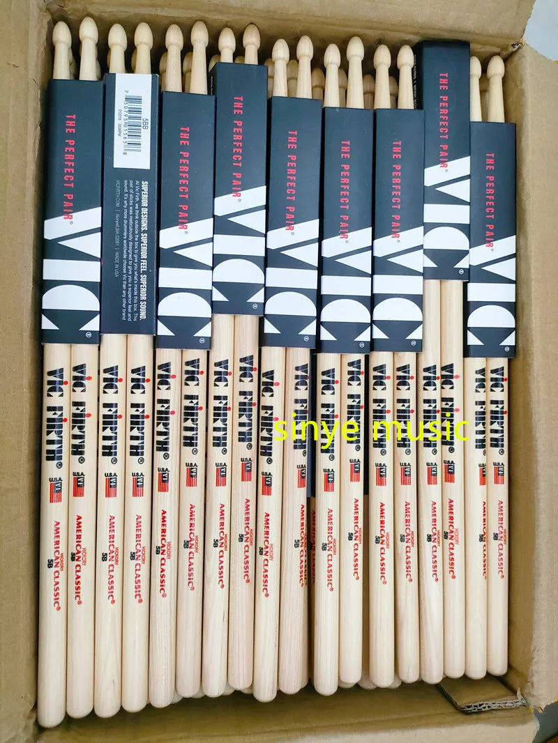 Original Professional Drumsticks – 5A, 5B, 7A American Hickory Drumsticks, One Pair for Musical Instruments