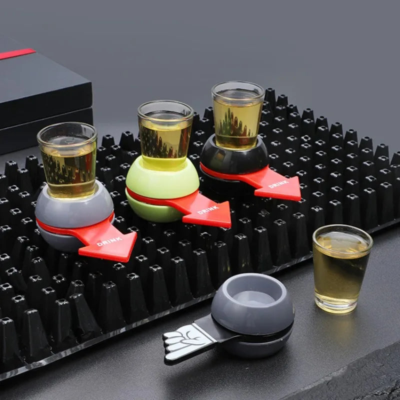Alcoholic Penalty Turntable Game — Russian Roulette Drinking Toy, Bar Entertainment & Party Booster Props 2023