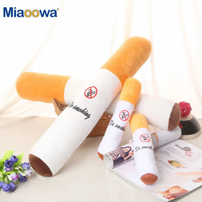 30-110cm Funny Cigarette Plush Pillow – Cylindrical Sleeping Toy for Fashion, Friends & Birthday Gifts