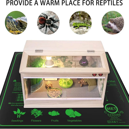 10/25/50CM Seedling Heat Mat — Indoor Plant Germination & Propagation Heating Pad with EU/US/UK Plug