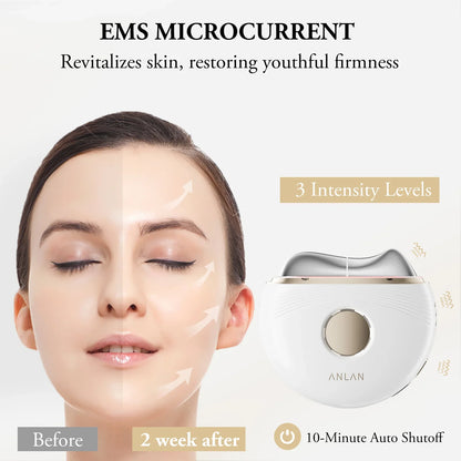 ANLAN Electric EMS Face & Body Massager – Guasha Therapy, Skin Lifting, Firming, Edema & Heat Treatment Beauty Device