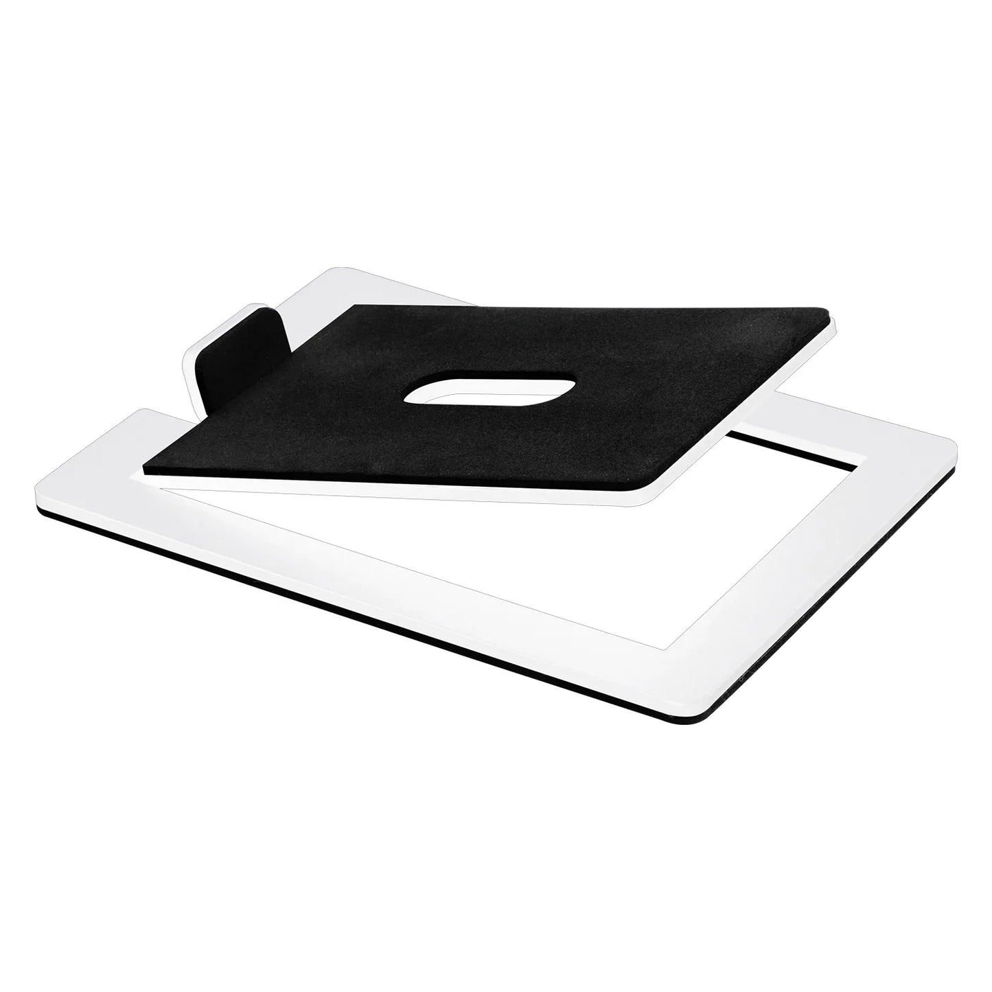 Carbon Steel Speaker Stand Base - Shock Absorbing Tabletop Audio Support