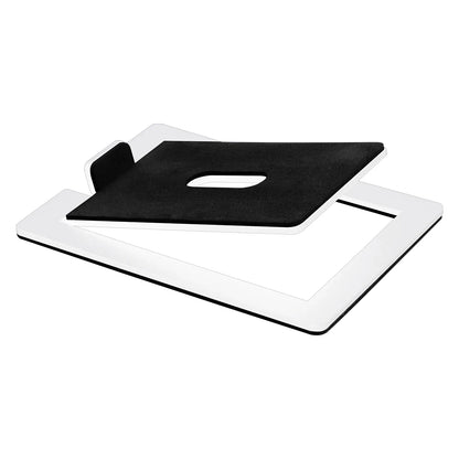 Carbon Steel Speaker Stand Base - Shock Absorbing Tabletop Audio Support