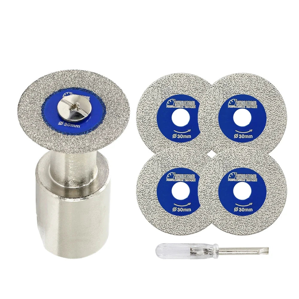 SHDIATOOL Carving Saw Blade - 30/40/50mm Diamond Cutting Disc with M14 Flange for Glass, Jade & Crystal Engraving