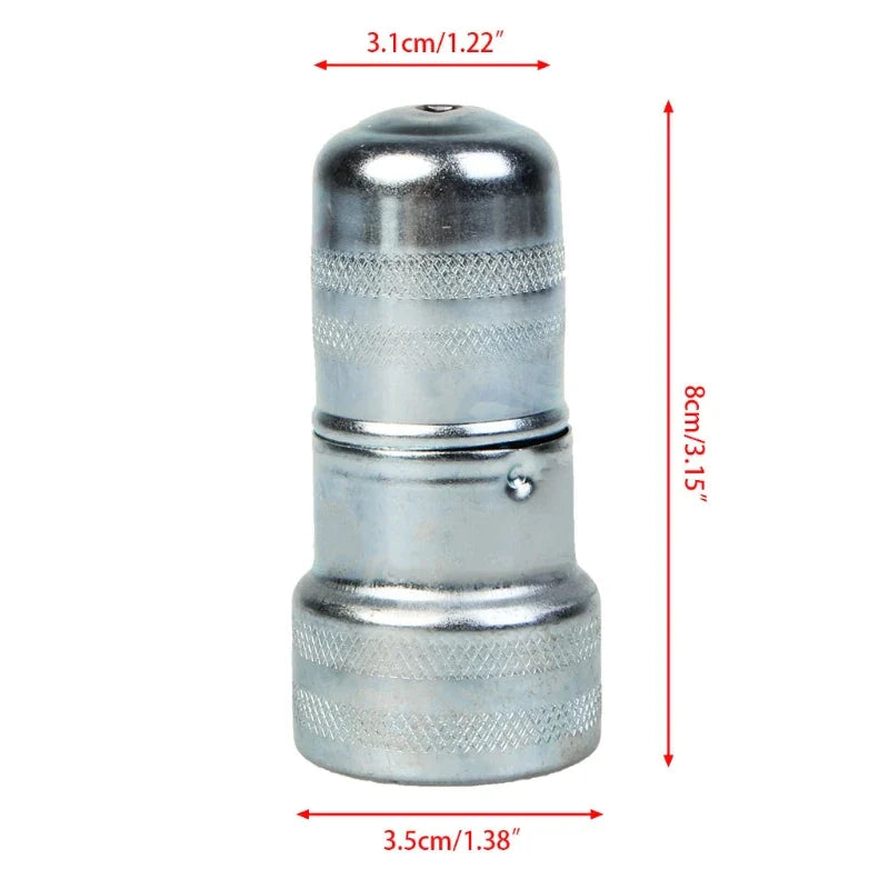 Stainless Steel Car Battery Post Terminal Cleaner Tool - Silver Vehicle Maintenance Brush U90C