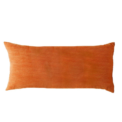 Striped Corduroy Body Pillow Cover - Plush Long Cushion Case for 50x70/50x100/50x120CM Bedding & Home Comfort