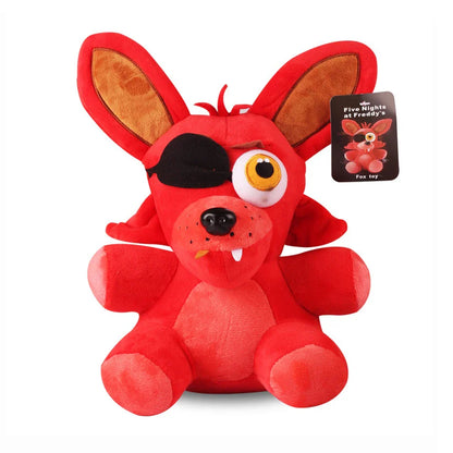 FNAF Freddy’s 18cm Plush Toy – Stuffed Bear & Rabbit Game Plush for Kids Birthday & Christmas Gift