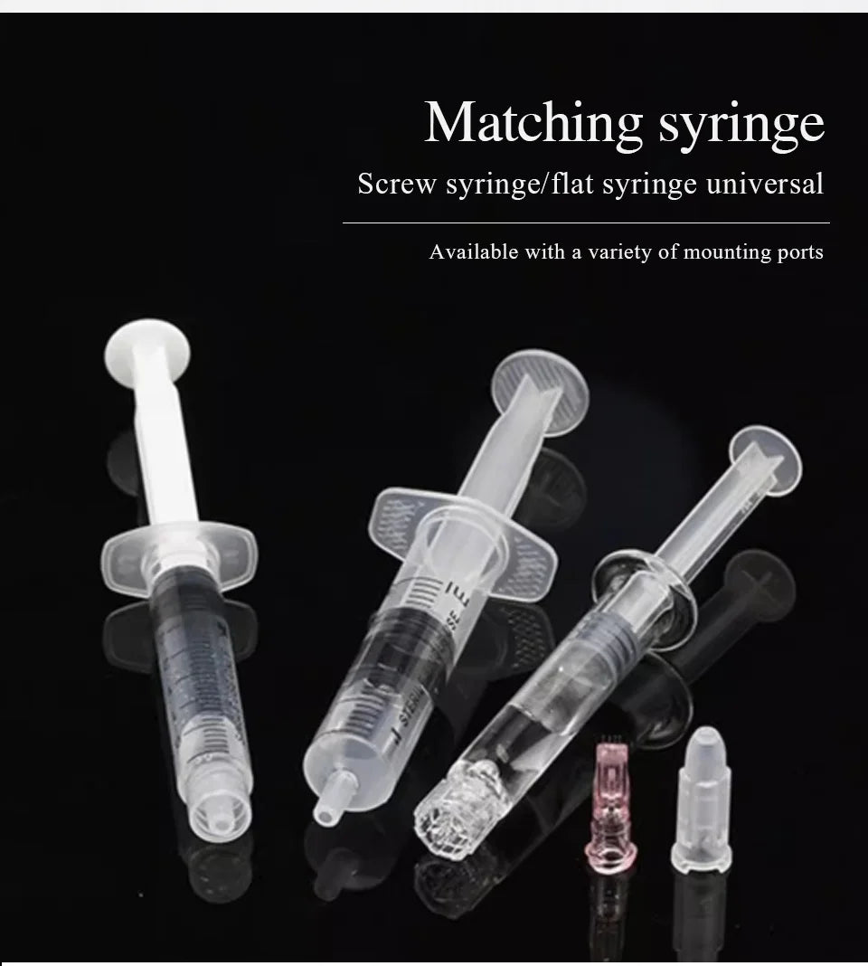 Medical Disposable 34G Powder Needle – Non-Painless Ultrafine Beauty Needle (1.2mm/1.5mm)