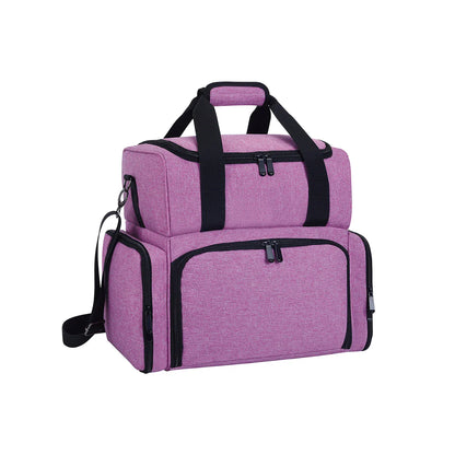 80 Bottle Nail Polish Organizer Case - Large Capacity Portable Travel Storage with 2 Removable Bags for Women