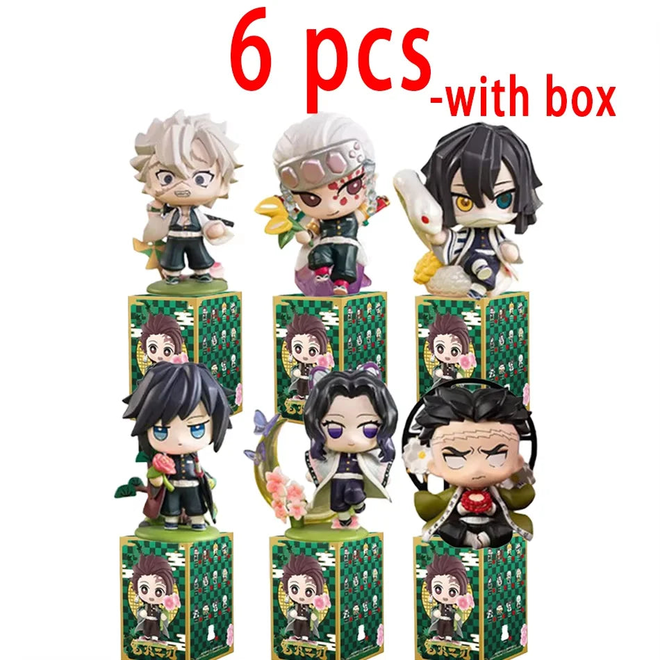 Demon Slayer Tanjiro & Nezuko Figure Blind Box – Anime Cartoon Statue Model Ornament, Creative Surprise Gift