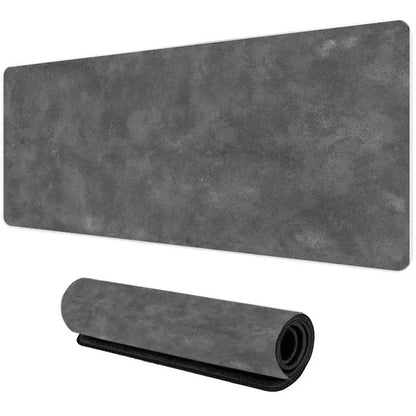 Gray Texture XXL Gaming Mouse Pad – Large 90x40cm Rubber Anti-Slip Desk Mat for Computer Office and Gaming